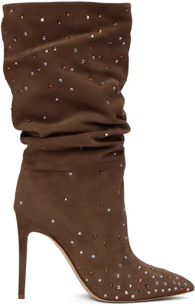 Paris Texas Purple Holly Boots In Smoky Quartz
