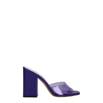 Paris Texas Pvc Women's Sandal In Purple