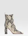 Paris Texas Python-print Ankle Boot In Neutral