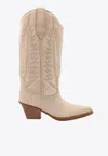 Paris Texas Sedona Suede Tall Western Boots In Beige