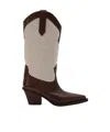 Shop Paris Texas Rosario 60mm Two-tone Boots In Nude