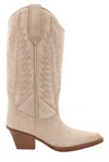 Paris Texas 70mm Embroidered-motif Suede Boots In Beige