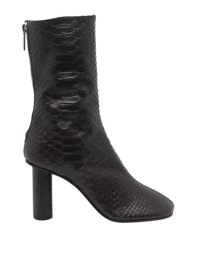 Paris Texas Rouge Et Noir Alice Pump Ankle Boots In Blue