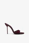 Paris Texas Rouge Noir Patent Leather Mules In Burgundy