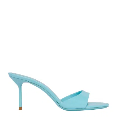 Paris Texas Round-headed High-heeled Sandals In Blue