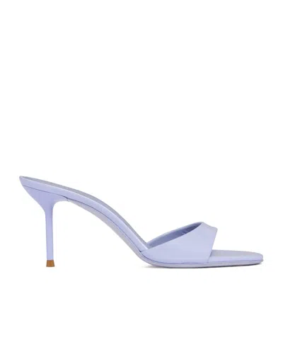 Paris Texas Round-headed High-heeled Sandals In Blue