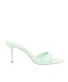 Paris Texas Round-headed High-heeled Sandals In White