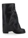 Paris Texas 'alexandra' Black Boots With Multilayered-design In Black