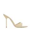 Paris Texas Round Toe High Heel Sandals