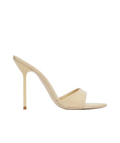 Paris Texas Round Toe High Heel Sandals
