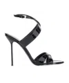 Paris Texas Round-toe High-heeled Sandals In Black