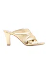 Paris Texas Round-toe High-heeled Sandals In Brown