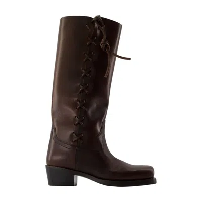 Paris Texas Roxanne Boots In Brown
