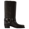 Paris Texas Roxy 45 Boots -  - Leather - Black In Black