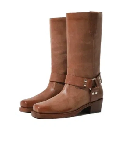 Paris Texas Roxy 50mm Leather Boots In Brown
