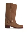 Paris Texas 'roxy' Beige Suede Boots In Beige