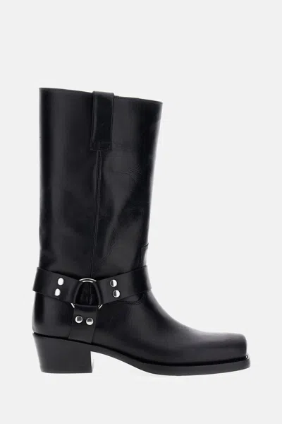 Paris Texas Roxy Boot With Heel In Black