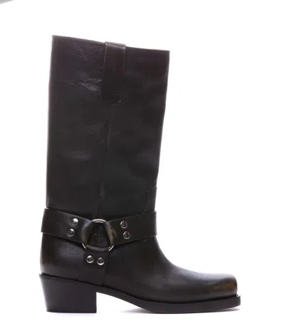 Paris Texas Roxy Boots In Black