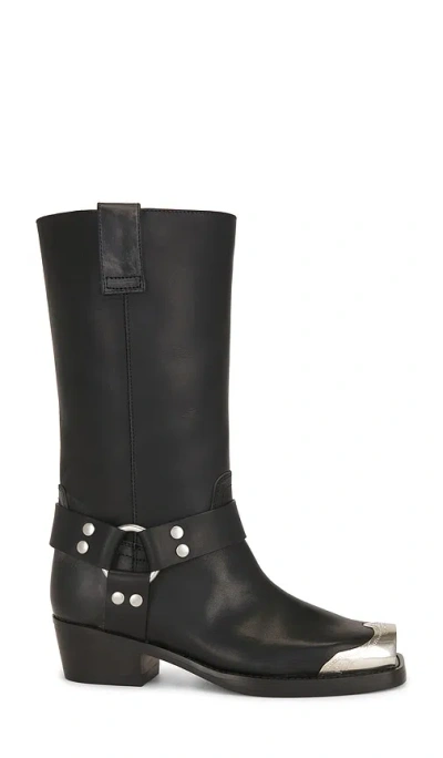 Paris Texas Roxy Embellished Toe Boot In Black