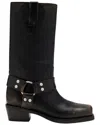 Paris Texas Roxy Boot Texan Boots In Black Leather In Multi