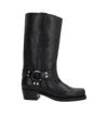 Paris Texas 45mm Roxy Brushed Leather Boots In Black