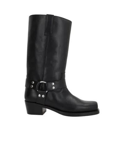 PARIS TEXAS PARIS TEXAS SQUARE TOE STUDDED ANKLE BOOTS