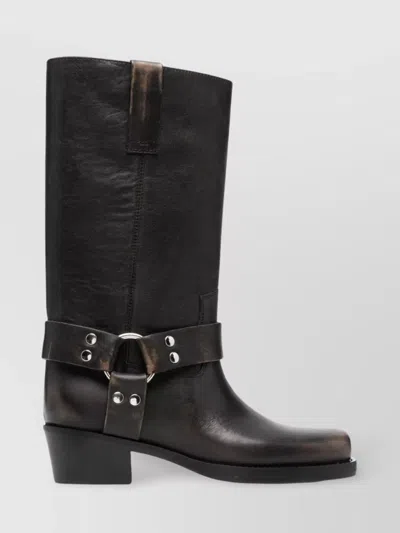 PARIS TEXAS LEATHER ROXY BOOTS