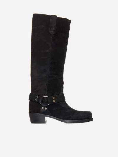 PARIS TEXAS ROXY SUEDE BOOTS