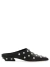 Paris Texas Studded Pointed Toe Mule In Black