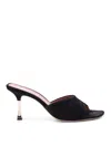 Paris Texas Mules In Black Suede Leather