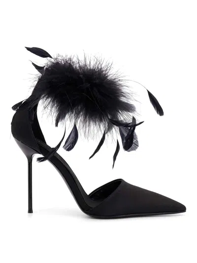 Paris Texas Black Sandals