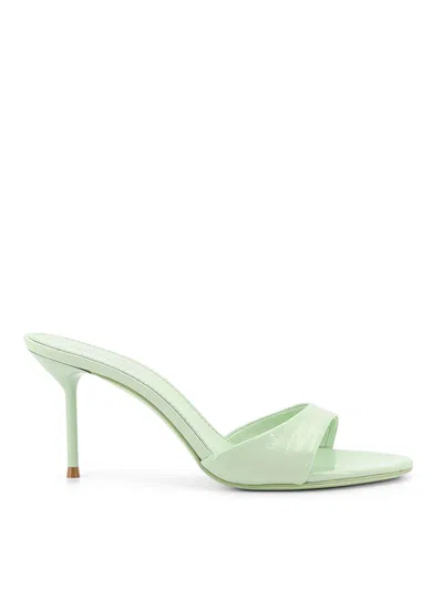 PARIS TEXAS GREEN SANDALS