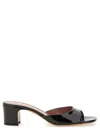 Paris Texas Woman Sandals Black Size 8 Leather In Black