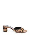 Paris Texas Leopard Print Lara Mule Sandal