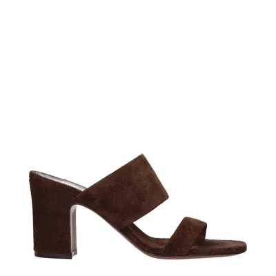 Paris Texas Sandals Ava Woman Brown And Ebony Sweater