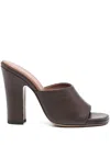Paris Texas 100mm Ava Mules In Black
