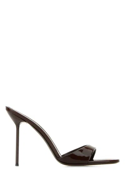 Paris Texas Stiletto Sandals In Brown
