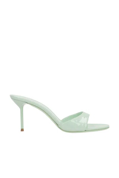 Paris Texas Sandals In Celadon