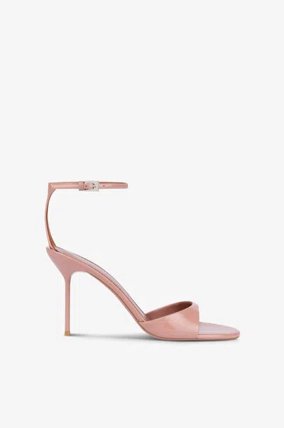 Paris Texas Sandals In Dark Phard Patent Leather