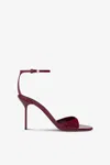 Paris Texas Sandals In Rouge Noir Patent Leather