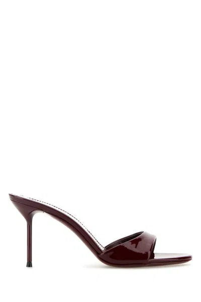 Paris Texas Lidia Mule 70 In Rouge Noir