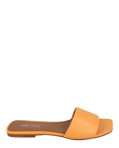 Paris Texas Sanremo Leather Sandal In Orange