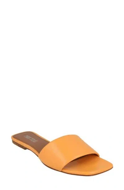 Paris Texas Sanremo Slide Sandal In Orange