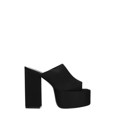 Paris Texas Satin Women's Sandal In Black