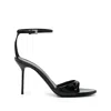 Paris Texas Lidia Sandal 90 Sandals In Black Patent Leather In Black
