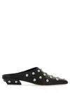 Paris Texas Studded Pointed Toe Mule In Black