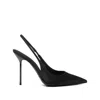 Paris Texas Slingback Pumps Pointed Toe Design In Black