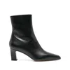 Paris Texas Lavinia Leather Ankle Boots In Black