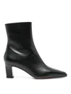Paris Texas Lavinia Leather Ankle Boots In Black