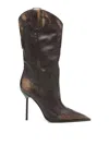 Paris Texas Stiletto Heel Boots In Multi